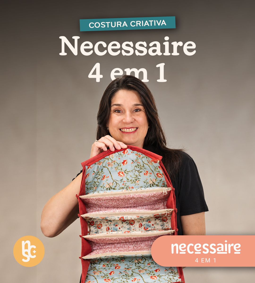 Curso Necessaire 4 em 1 — Claudia Barddal